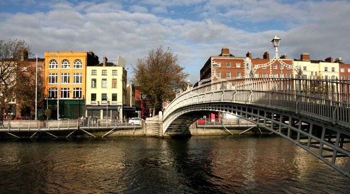Skyline Dublin, hoofdstad Ierland