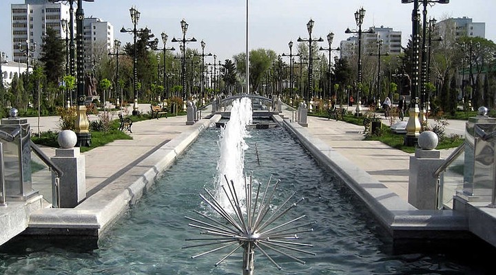 Fonteinen in Asjchabad