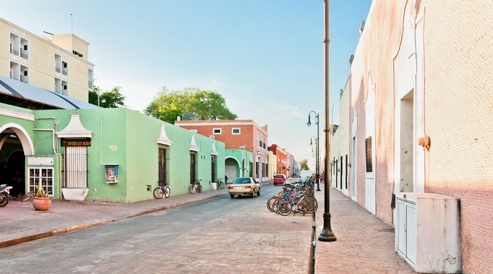 Straatbeeld in Valladolid