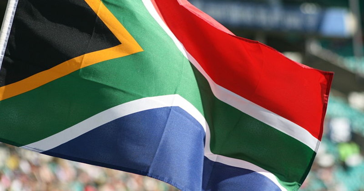 Vervormen Ga terug stuiten op De Zuid-Afrikaanse vlag