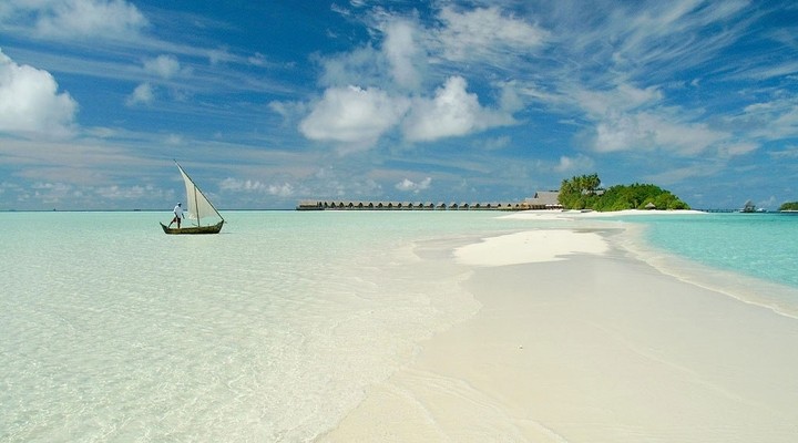 Resort op de Malediven