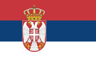 Vlag Servië