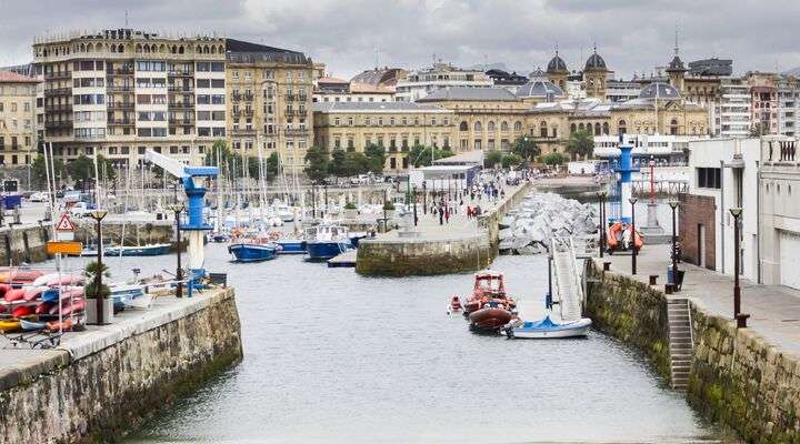 Haven in San Sebastián, Spanje