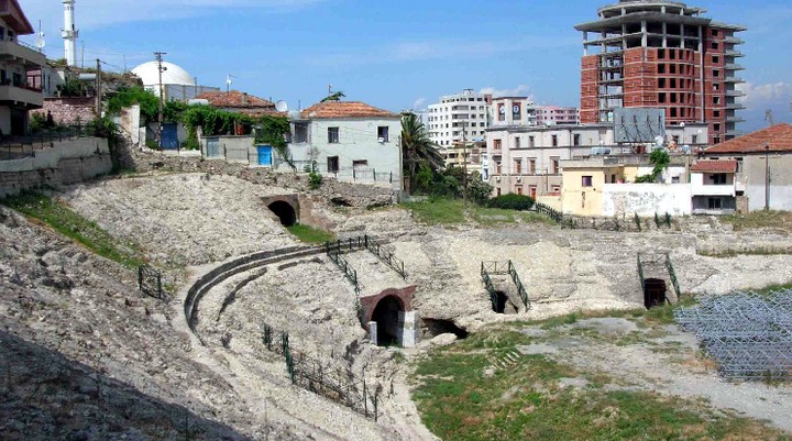 Het Amfitheater van Durrës