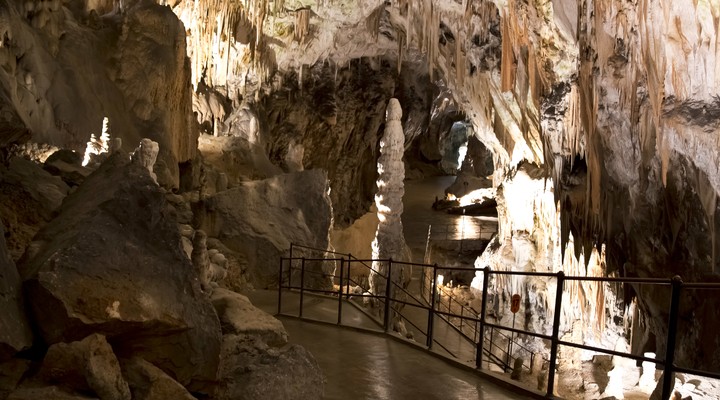 Grotten van Postojna, Slovenië