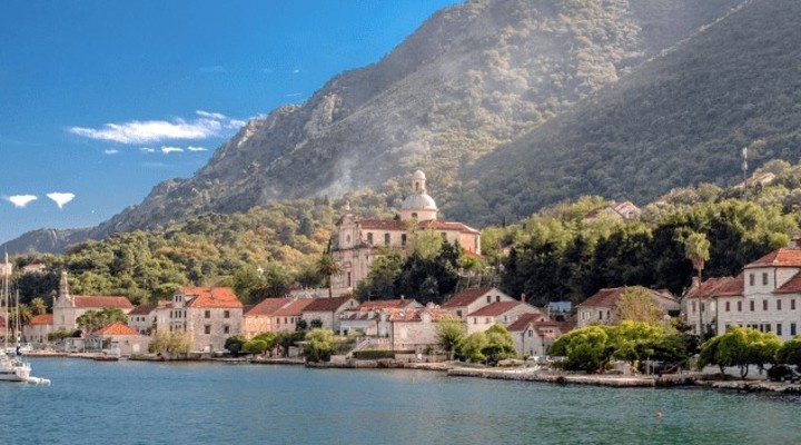 Het prachtige landschap van de Balkan