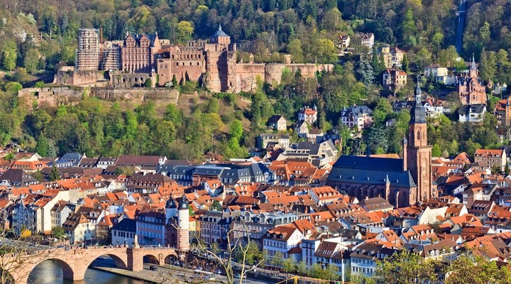 Het romantische stadje Heidelberg