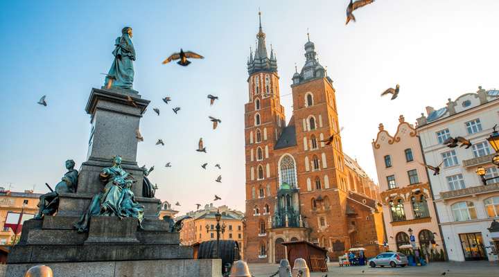 Het oude centrum van Krakau
