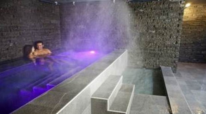 Bad in het wellness centrum