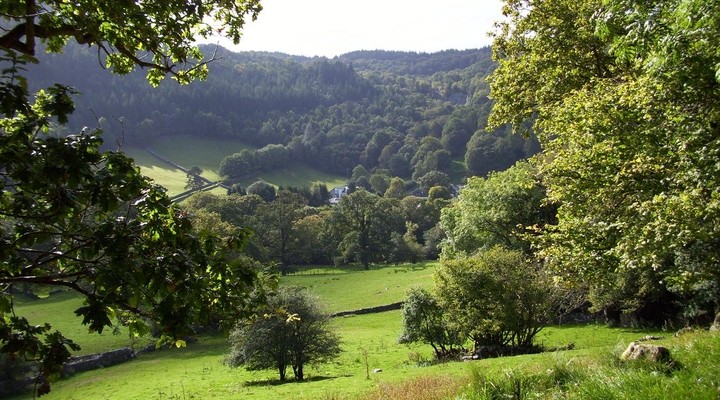Typisch Welsh landschap
