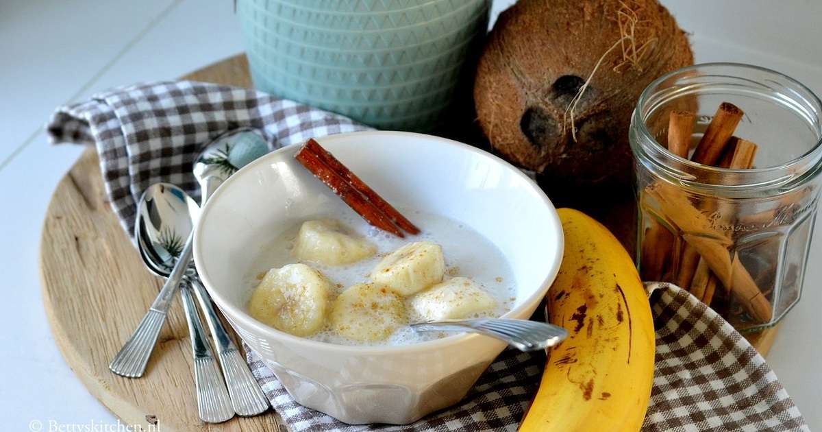 Recept Banaan in kokosmelk