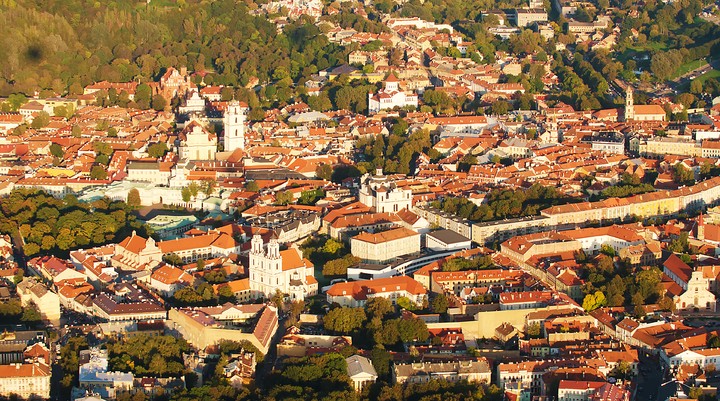 Oude centrum van Vilnius