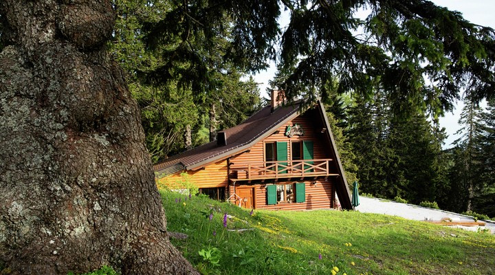 Een van de vakantiehuizen in Slovenië