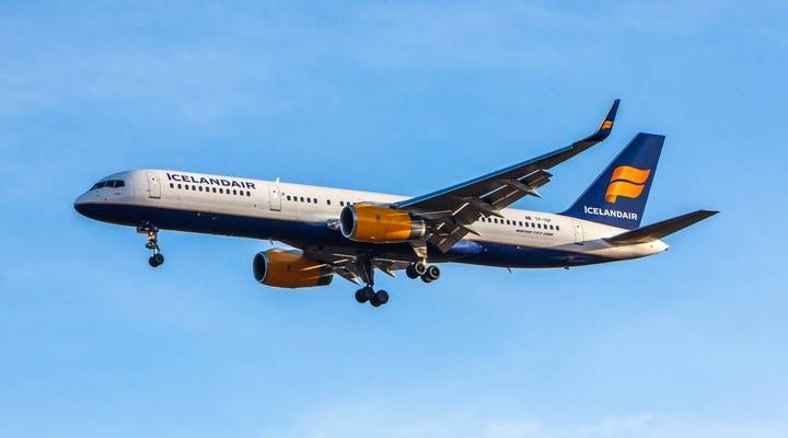 Vliegtuig van Icelandair