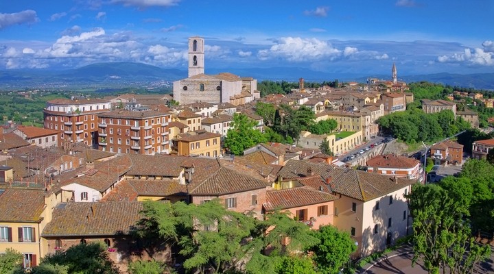 Landschap Perugia, Umbrië, Italië