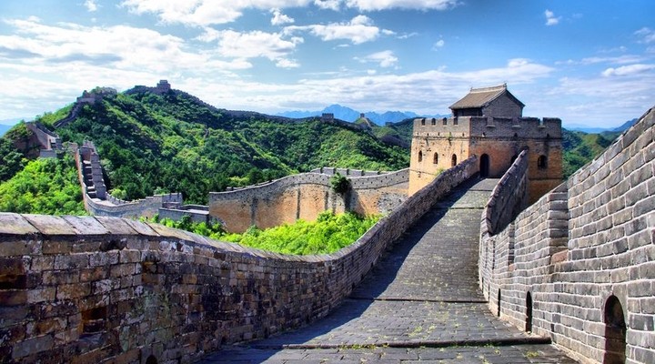 De beroemde Chinese Muur