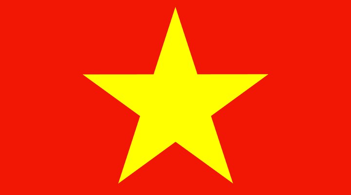 De vlag van Vietnam