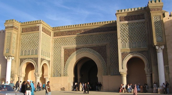 Bab Mansour, stadspoort in Meknes
