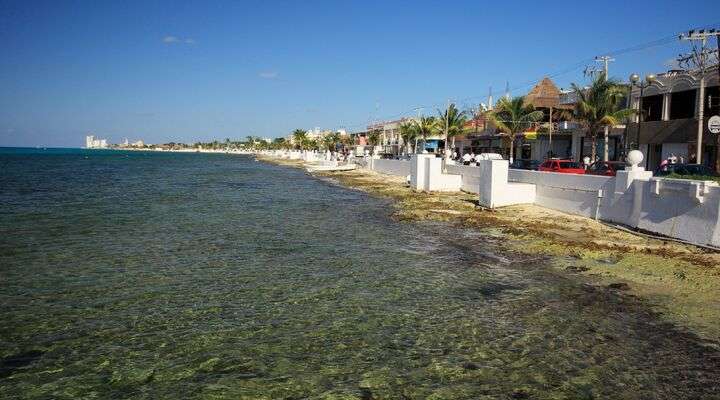 Heldere water van Cozumel, Mexico