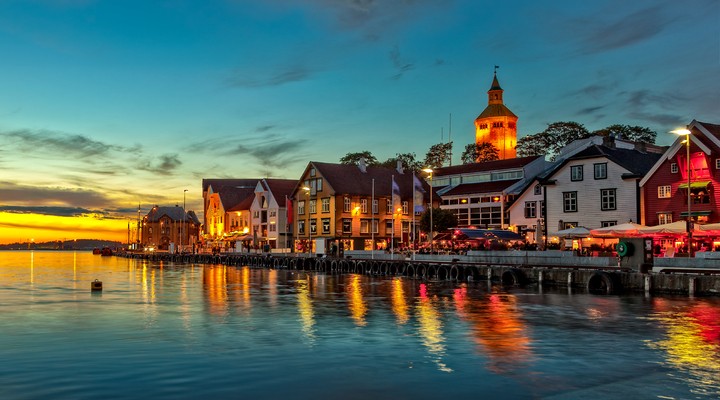 Skyline Stavanger, stad in Noorwegen