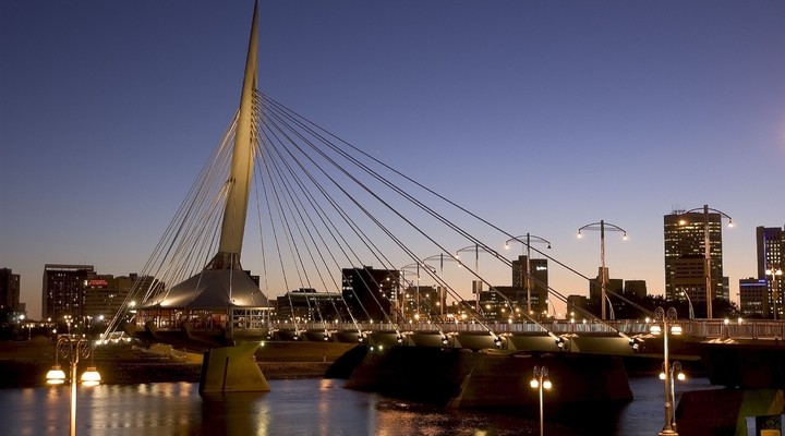 Esplanade Reil Brug Winnipeg