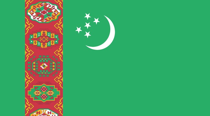 De vlag van het land