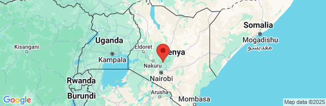 Landkaart Nyeri
