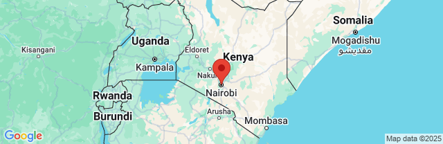Landkaart Nairobi