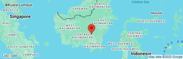 Landkaart Kalimantan