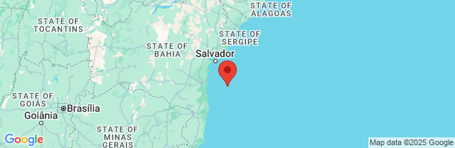 Landkaart Salvador da Bahia