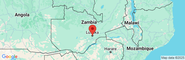 Landkaart Lusaka