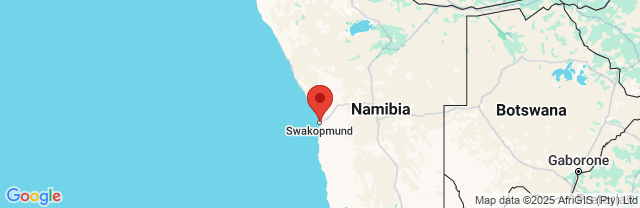 Landkaart Swakopmund
