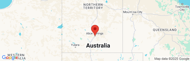 Landkaart Alice Springs