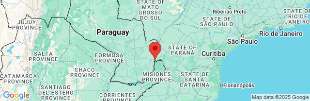 Landkaart Foz do Iguaçu