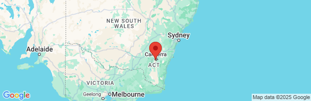 Landkaart Canberra