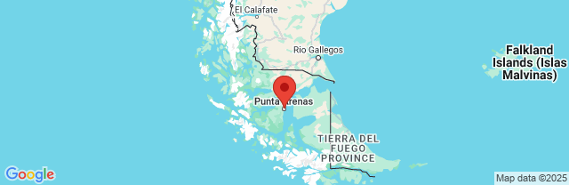 Landkaart Punta Arenas