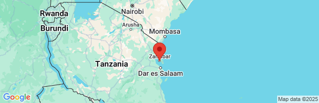 Landkaart Zanzibar