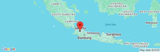 Landkaart Jakarta
