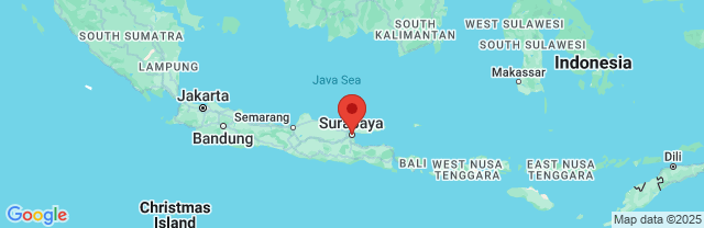 Landkaart Surabaya