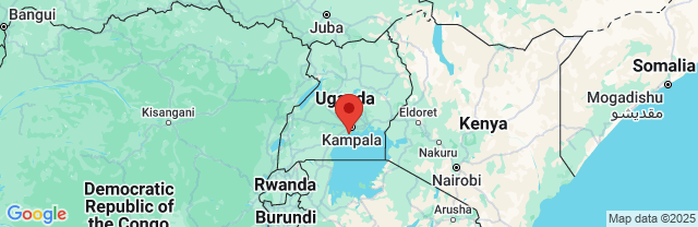 Landkaart Entebbe