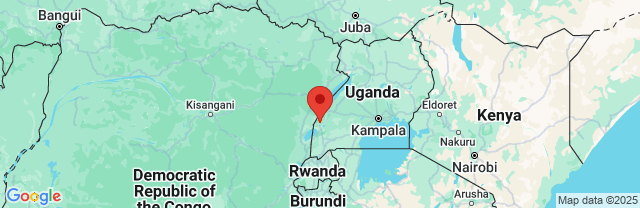 Landkaart Kasese