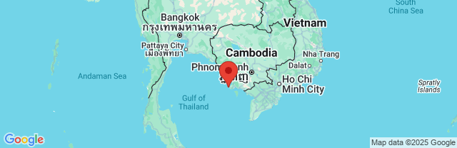 Landkaart Sihanoukville
