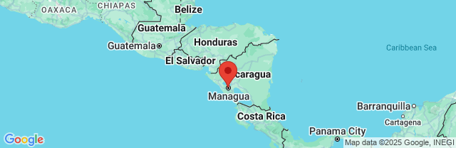 Landkaart Managua
