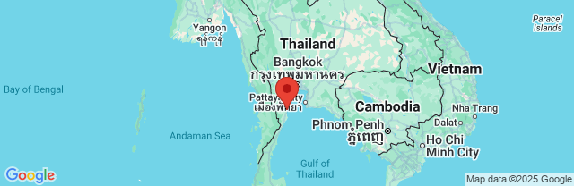 Landkaart Hua Hin