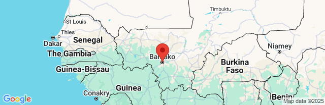 Landkaart Bamako