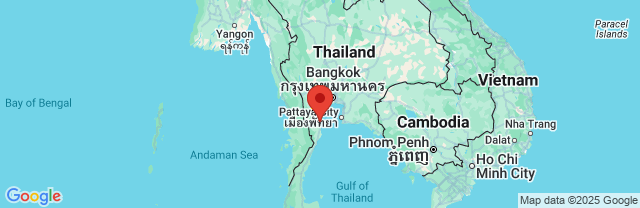 Landkaart Cha-Am
