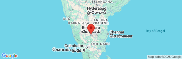 Landkaart Bangalore