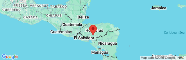 Landkaart Tegucigalpa