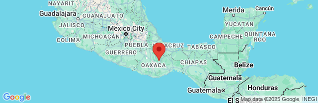 Landkaart Oaxaca