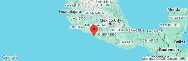 Landkaart Zihuatanejo